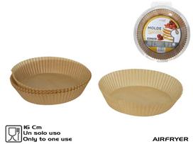 Kepimo popierius karšto oro gruzdintuvei Kitchen&GO, 16 cm x 16 cm, 50 vnt