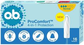 Higieniniai tamponai O.B. ProComfort 4in1, Normal, 16 vnt.
