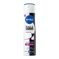 Moteriškas dezodorantas Nivea Black&White Invisible Authentic, 150 ml