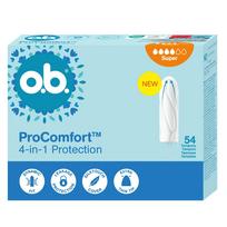 Higieniniai tamponai O.B. ProComfort 4in1, Super, 54 vnt.
