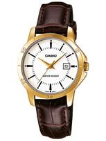CASIO LTP-V004GL-7A MOTERŲ LAIKRODIS (zd569c) + DĖŽUTĖ