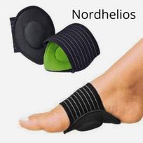 Pėdos įtvaras/atrama, 2vnt, sportui, vaikščiojimui, universalaus dydžio, unisex, Nordhelios