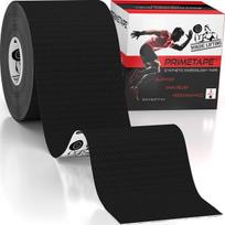 Kineziologinis teipas Nordic Lifting, juodas, 5x42 cm