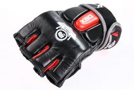 Natūralios odos Bushido MMA pirštinės/040#M