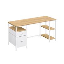 Rašomasis stalas 160x60x76 cm Juodas plienas