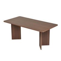Valgomojo stalas Linza, 180x75x90 cm, rudas