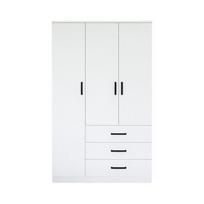 Sieninė spinta Easy, 90 x 174,8 x 47 cm, balta