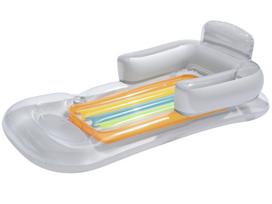 Pripučiamas čiužinys, fotelis, gultas 161 x 84 cm Bestway 43028 sidabrinė