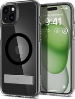 Spigen Ultra Hybrid S MagSafe dėklas su stovu iPhone 15 Plus - juodas