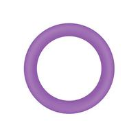 Penio žiedas Firefly Halo Medium, violetinis