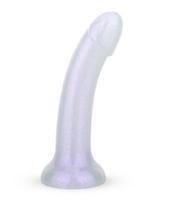 Dildo EasyToys Mermaid Glitter 14 cm minkštas želinis, lankstus, su blizgučių dizainu