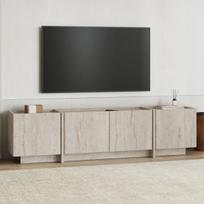 TV staliukas Lowen, travertino spalvos
