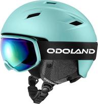 Odoland slidinėjimo šalmo komplektas su apsauginiais akiniais, M (57–59 cm), 57-59 cm