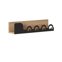 Drabužių kabykla Liora Hanger, 63x14x14 cm, ruda/juoda