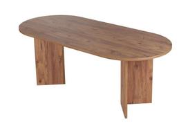 Valgomojo stalas Sabella, 200x75x90 cm, rudas