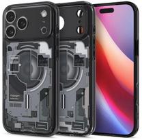 Telefono dėklas iPhone 17 Pro juodas MagSafe Spigen Zero One