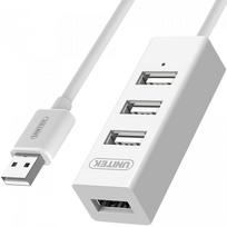 UNITEK Y-2146 Hub 4x USB 2.0. mini baltas Y-2146