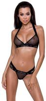 Passion Woman Sets Passion Arin Lingerie Set L/XL Juodas - Two-Piece Bra & Thong