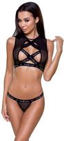 Passion Woman Sets PASSION Debra L/XL - Elegant Juodas Bra & Thong Lingerie Set