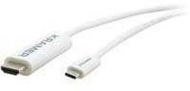 Kramer Electronics C-USBC/HM-6, 1,8 m, USB C tipo, HDMI A tipo (standartinis), kištukas, kištukas, nikelio