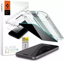 Spigen GLAS.TR EZ FIT Privacy – Apsauginis stiklas with privacy filter skirtas iPhone 15 Pro
