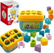 Woopie Baby WOOPIE Žaislas 2in1 Rūšiuoklis Krepšys + Mokymasis Abėcėlės ir Formų