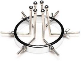 Xr Brands Oculus Stainless Steel Anal Explorer Adjustable Ring 4.1in