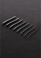 Steel By Shots Shots Hegar Double Ended Dilator Set 8 Pieces in Leather Case