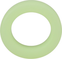 Doc Johnson The Big O Silicone Ring Glow-in-the-Dark by The Big O - Flexible Comfort Fit