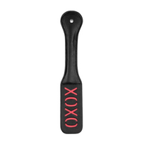 Ouch By Shots Rimba Paddle XOXO - Leather Impact Tool with Reversed Imprint