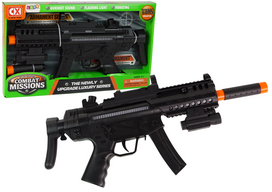 Lean Toys Žaislinis šautuvas Large Mission Combat Machine Gun, juodas
