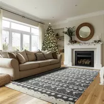 Tutumi Kilimas Clover Bergen Pilkas