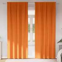 Užuolaidos su žiedais, blokuojančios šviesą 2 pcs
