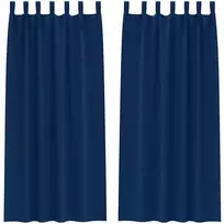 Užuolaidos su žiedais, blokuojančios šviesą 2 pcs
