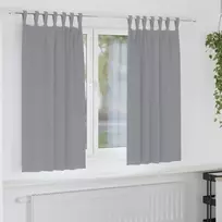 Užuolaidos su žiedais, blokuojančios šviesą 2 pcs