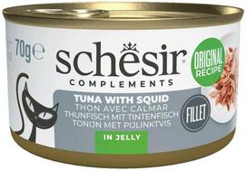 Agras Pet Foods SCHESIR Tunų su kalmarais drebučiuose - šlapias kačių maistas - 70g