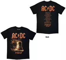 Rock Marškinėliai AC/DC Bell Lightning EU Tour '25, Dydis: XL