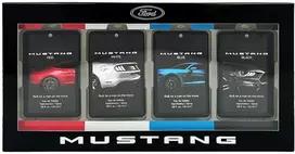 Set Ford: Mustang Raudona, Eau De Toilette, For Men, 20 ml + Mustang Baltas, Eau De Toilette, For Men, 20 ml + Mustang Mėlyna, Eau De Toilette, For Men, 20 ml + Mustang Juodas, Eau De Toilette, For Men, 20 ml