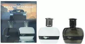Set Ford: Mustang Baltas, Eau De Toilette, For Men, 50 ml + Mustang Juodas, Eau De Toilette, For Men, 50 ml