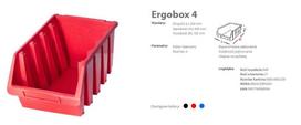 PATROL ERGOBOX 4 RAUDONA 204 x 340 x 155