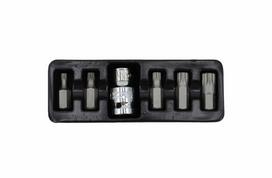AWTOOLS SPLINE antgaliai 6 vnt. M5-M12 + ADAPTERIS BLACK LINE