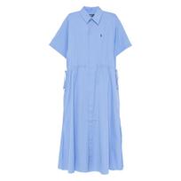 Midi suknelė moterims, Mėlyna, Woven-shirt dress-dresses