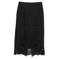 Midi sijonas moterims, Juoda, Skirt