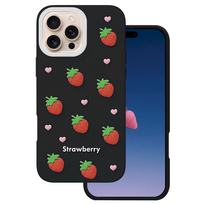 Mocco Strawberry Back Case for Apple iPhone 16 Pro