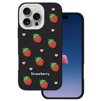 Mocco Strawberry Back Case for Apple iPhone 16 Pro Max