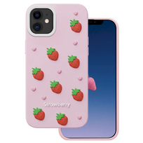 Mocco Strawberry Back Case for Apple iPhone 11