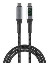 4smarts 541438 USB cable USB4 Gen 2x2 1.5 m USB C Black, Grey