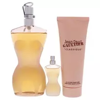 Jean P. Gaultier Set Jean Paul Gaultier: Classique, Eau De Toilette, For Women, 100 ml + Classique, Eau De Toilette, For Women, 6 ml + Classique, Hydrating Body Lotion, 75 ml