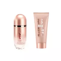Carolina Herrera Set: 212 VIP Rosé Eau de Parfum for Women, 80 ml + 212 VIP Rosé Moisturizing Body Lotion, 100 ml