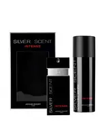 Jacques Bogart Set: Silver Scent Intense, Eau De Toilette, For Men, 100 ml + Silver Scent Intense, Scented Spray, For Men, 200 ml